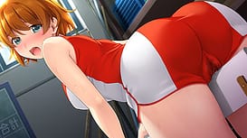 Chikankyou 2 -Gekiyaba Appli de Tsuyokina Ano Musume no Mega Paihippu o Ijimete! Ahegao Akume de Datoushitai!! / Image 5