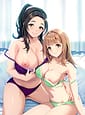 Related Nakayoshi Oyako to 3P Dousei Seikatsu -Gibo no Shidou de Fuufu Enman