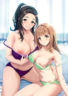 Nakayoshi Oyako to 3P Dousei Seikatsu -Gibo no Shidou de Fuufu Enman / Cover!