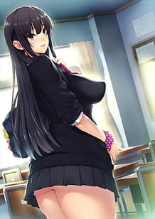 Kyonyuu JK ga Ojisan Chinpo to Jupo Jupo Iyarashii Sex Shitemasu 01 / Cover!